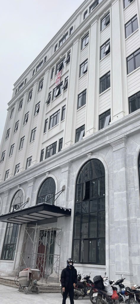 Vách ngăn vệ sinh compact LB Bank- Hải Phòng